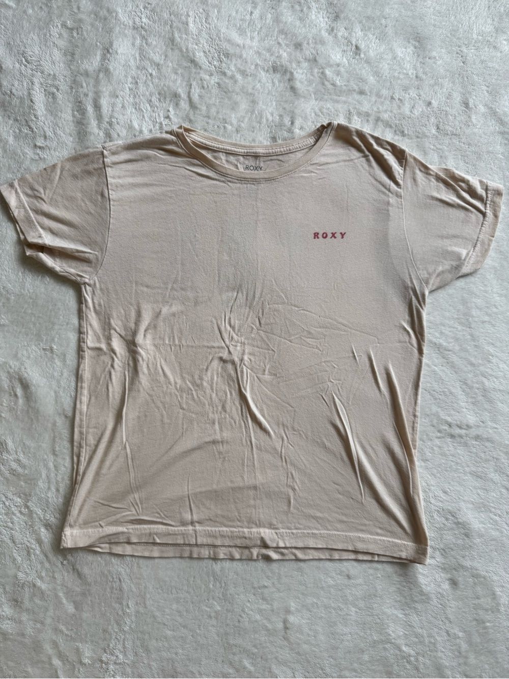 Roxy Los Cabos Pineapple Graphic Tee Beige Women's Large